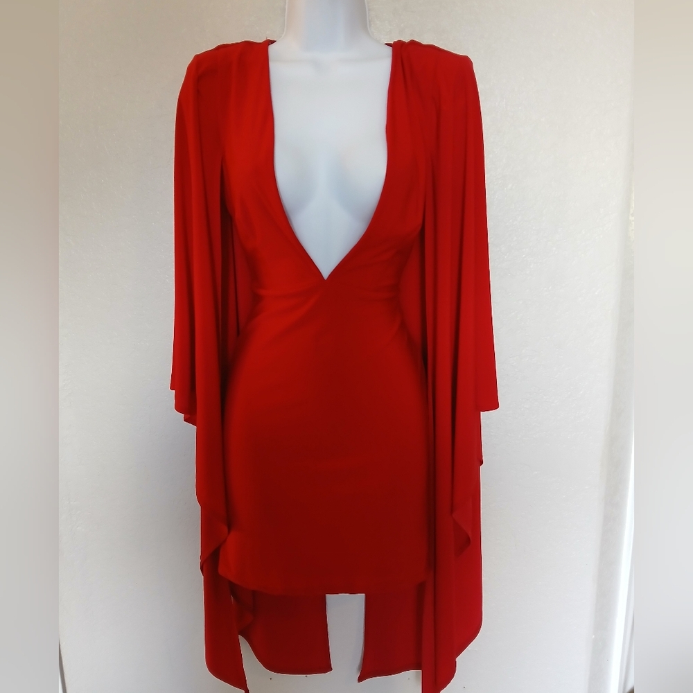 Elegant Red Women's Dress
